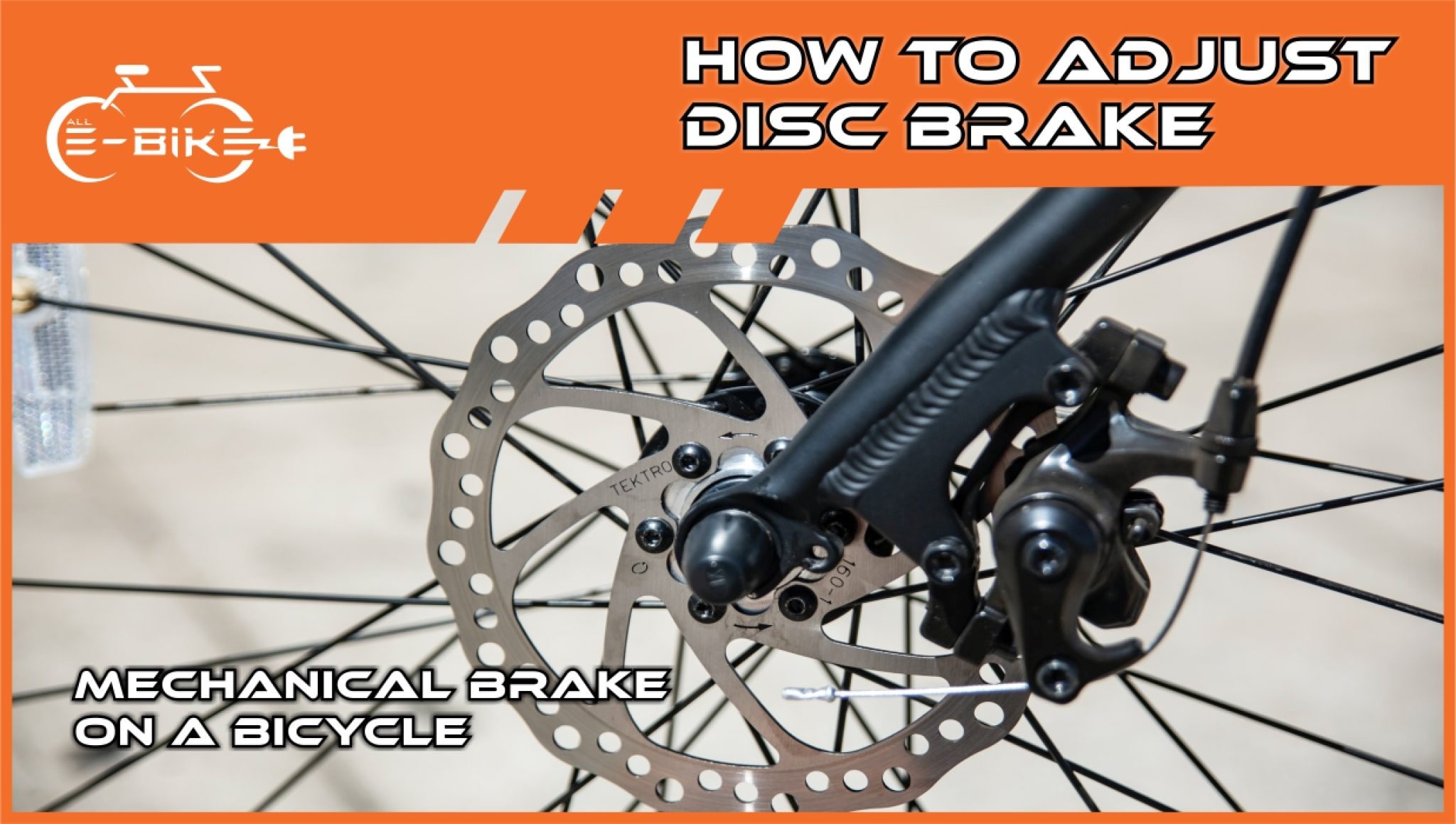 How to Adjust Disc Brake and Mechanical Brake on A Bicycle All